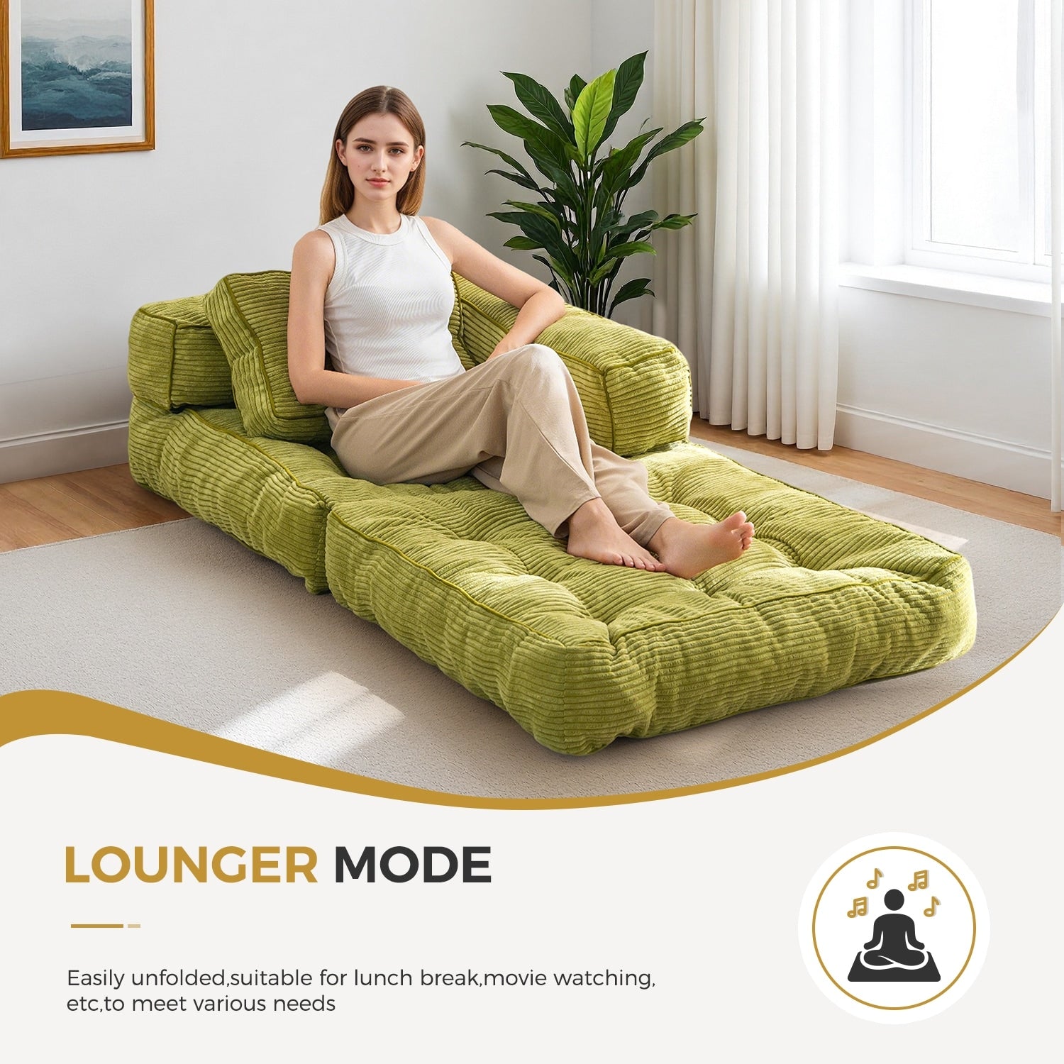 Canapé-lit pliable, canapé-lit en forme de L