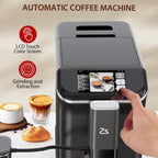 Machine à expresso entièrement automatique avec mousseur à lait automatique