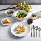 Gibson Home All U Need Service de table 60 pièces Assiettes, bols, verres, fourchettes, cuillères et couteaux (Service pour 6)