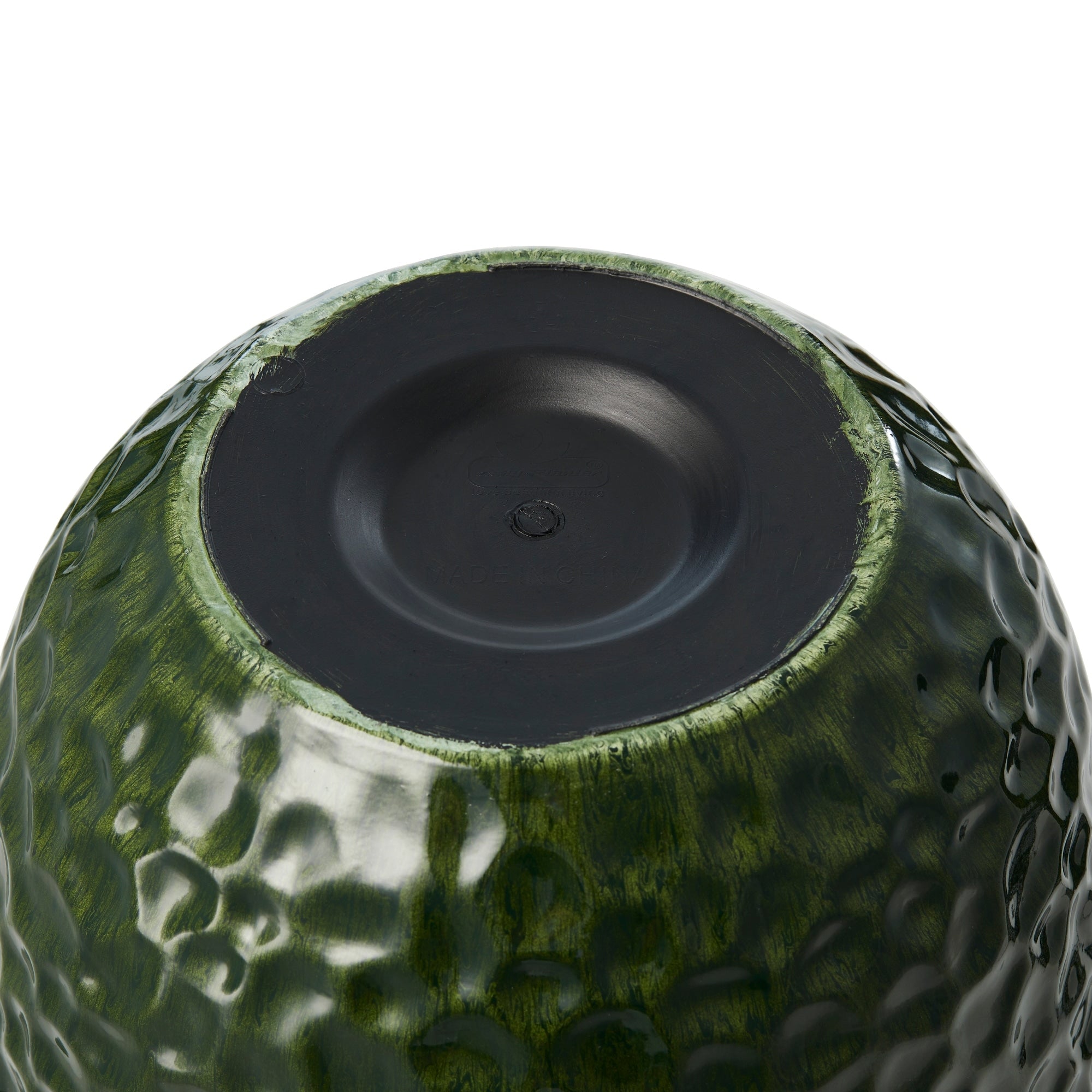 Glitzhome 19,75 H Pot de fleurs haut surdimensionné écologique en fausse céramique à texture diamant (lot de 2)