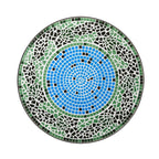 Ensemble de bistrot pliant d'extérieur en métal Glitzhome 3 pièces avec table et chaises