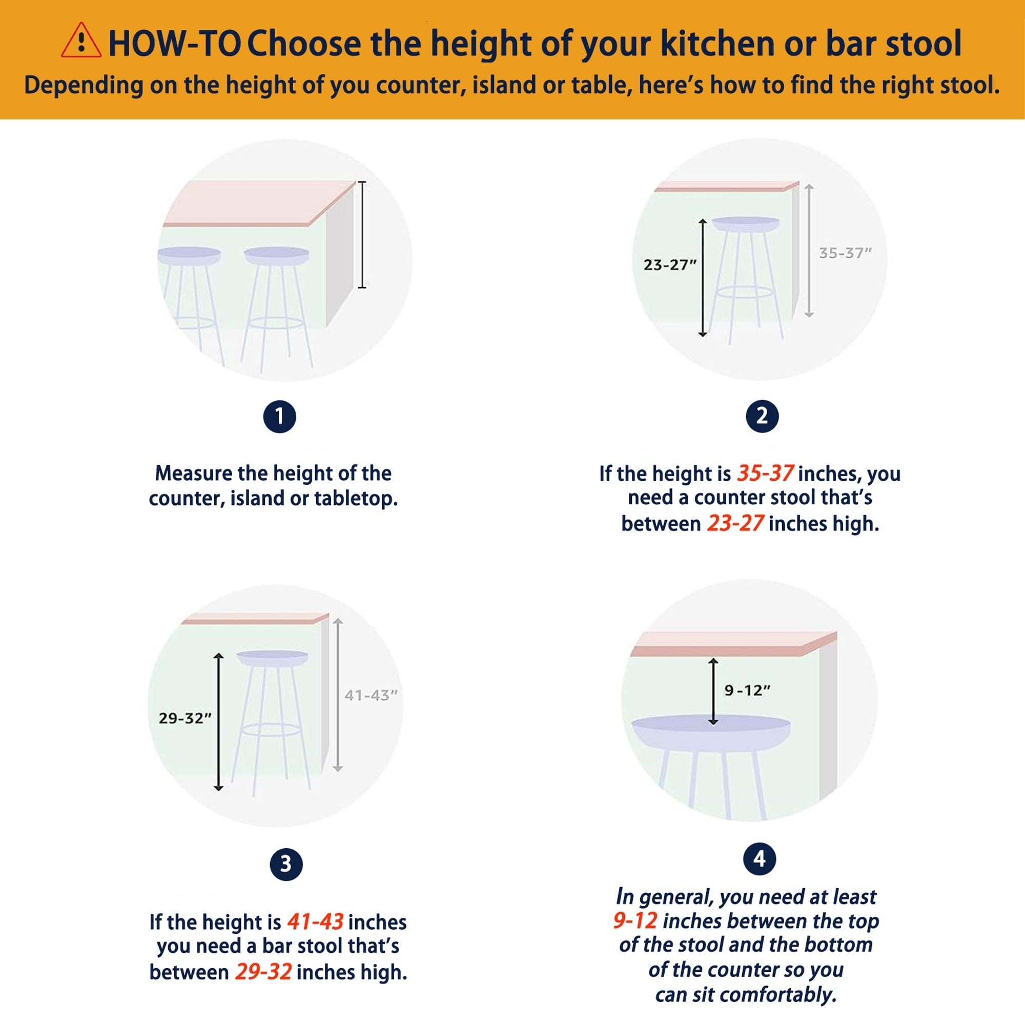 Glitzhome Lot de 2 ou 4 tabourets de bar pivotants modernes en bois à hauteur de comptoir et de bar