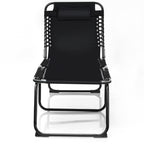 Chaise longue de plage pliante Gymax avec oreiller, 4 niveaux