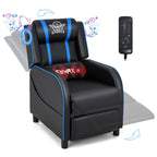 Fauteuil de massage inclinable Gymax en cuir synthétique