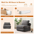 Canapé pliant moderne en velours côtelé HOOOWOOO