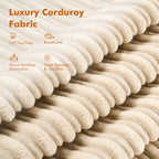 Canapé pliant moderne en velours côtelé HOOOWOOO