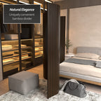 Paravent en bambou fait main de 6 pieds (Chine)