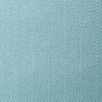 Ensemble de salle à manger Hanover Lavallette 5 pièces bleu océan avec 4 chaises fixes, une table ronde en verre de 132 cm, un parasol et un socle.