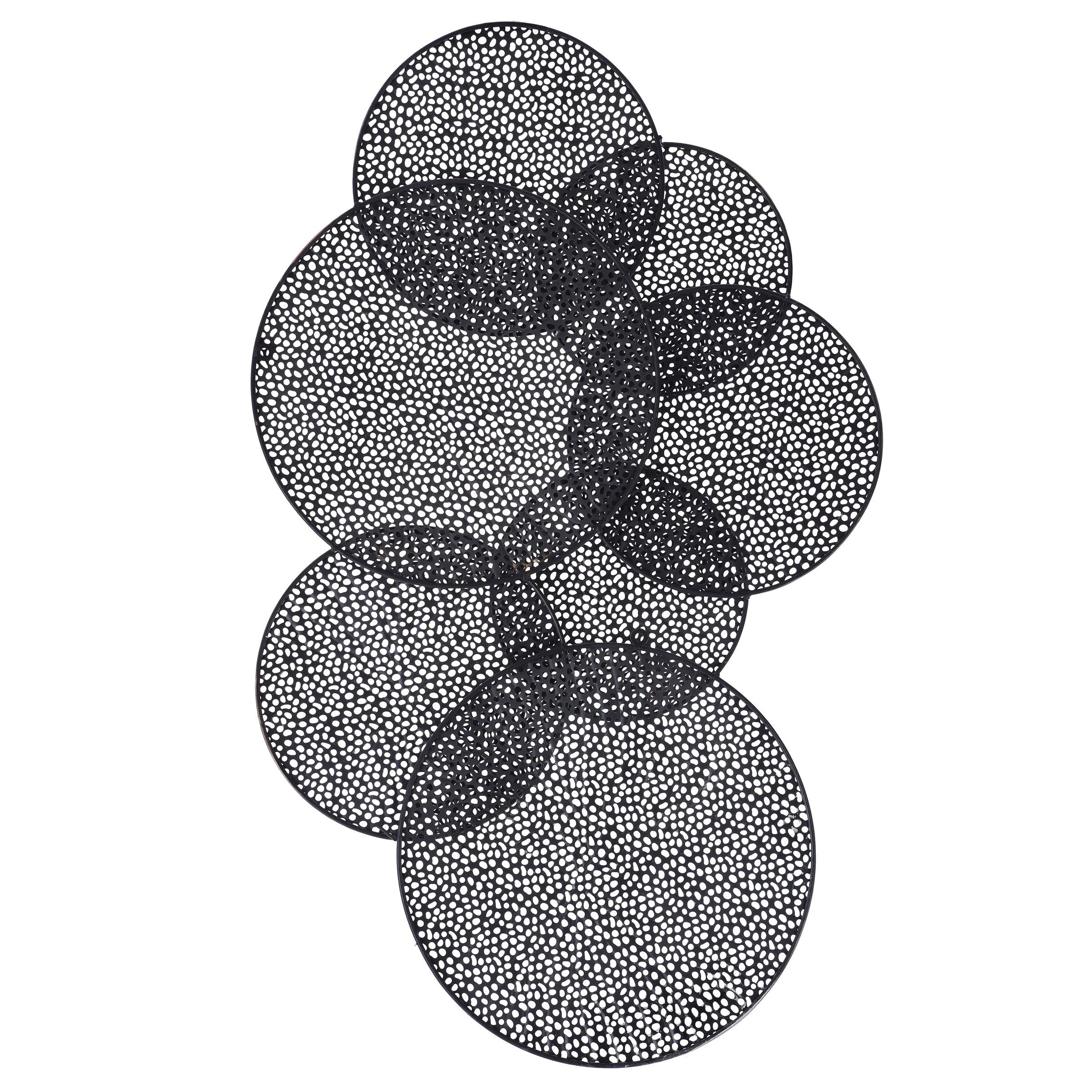 Harpe et fleuron Sahara Décoration murale en métal multicolore