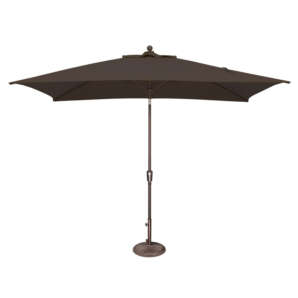 Parasol inclinable rectangulaire à bouton-poussoir SimplyShade Catalina de 10 pieds