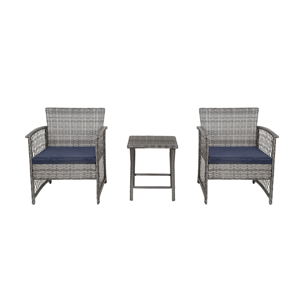 Ensemble de patio bistro en osier Heritage Outdoor 3 pièces
