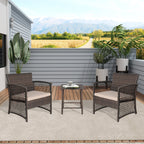 Ensemble de patio bistro en osier Heritage Outdoor 3 pièces