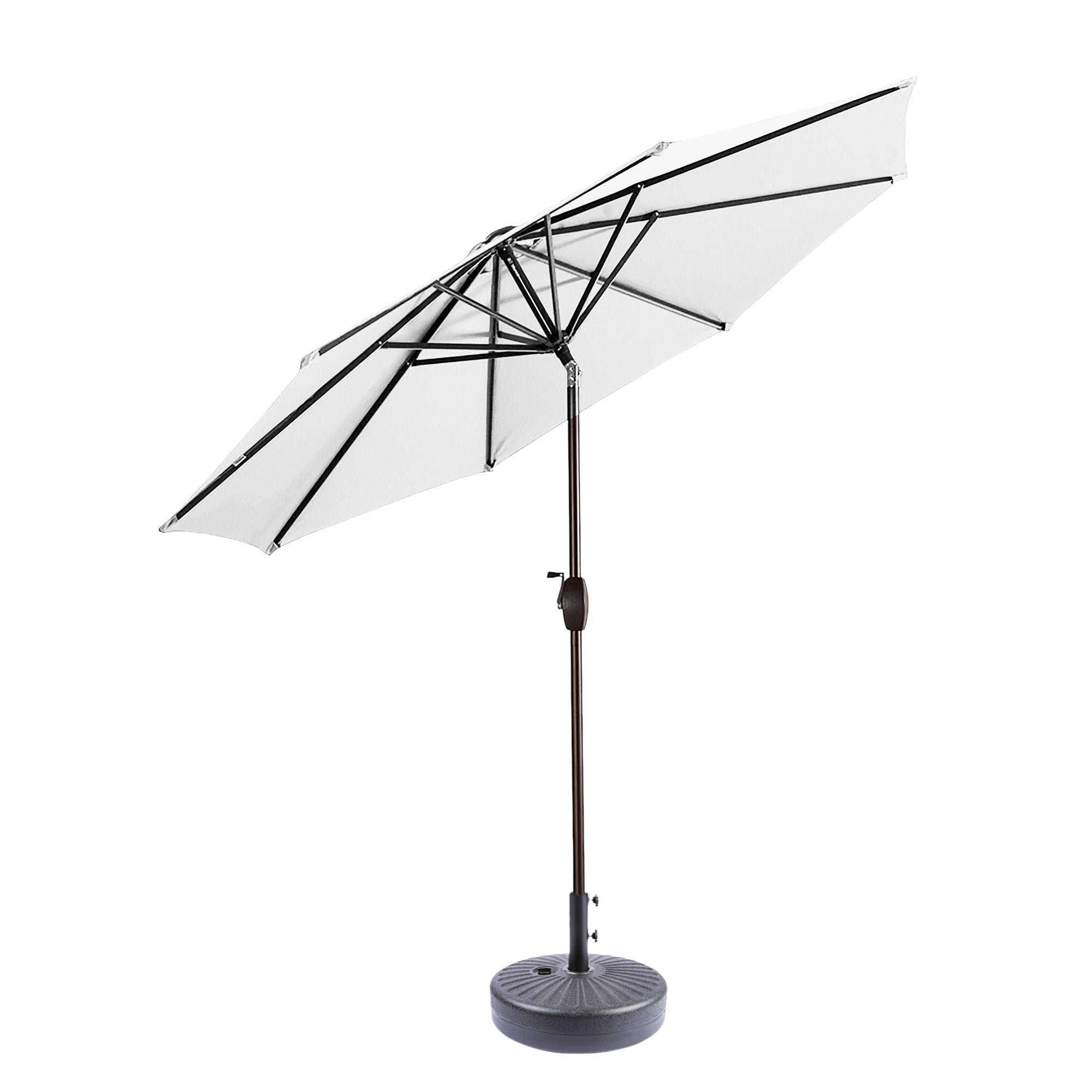Parasol de patio Holme de 9 pieds et support de base