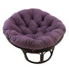 Chaise Papasan Bali en rotin de 42 pouces avec coussin en sergé