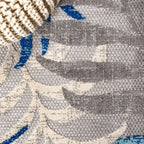 Tapis d'intérieur/extérieur JONATHAN Y Aydin à motifs de feuilles de palmier