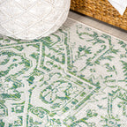 Tapis d'intérieur/extérieur JONATHAN Y Charleston Medallion