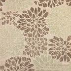 Tapis d'intérieur/extérieur JONATHAN Y à motif floral tissé texturé