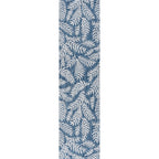 JONATHAN Y Tapis intérieur/extérieur à fronde de palmier Galon