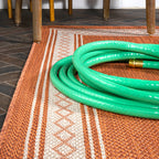 Tapis d'intérieur/extérieur JONATHAN Y Havana Classic à bordure losanges