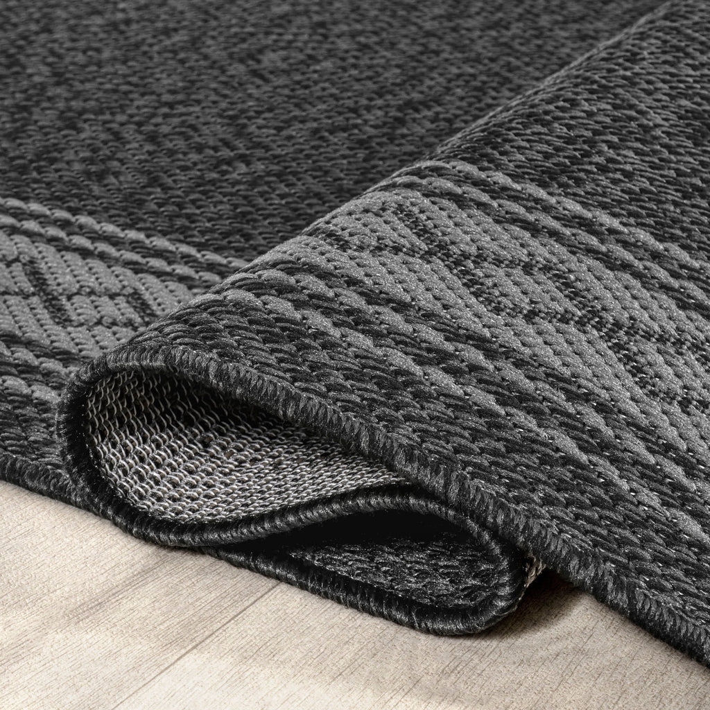 Tapis d'intérieur/extérieur JONATHAN Y Havana Classic à bordure losanges