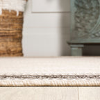 Tapis d'intérieur/extérieur JONATHAN Y Havana Classic à bordure losanges