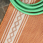 Tapis d'intérieur/extérieur JONATHAN Y Havana Classic à bordure losanges