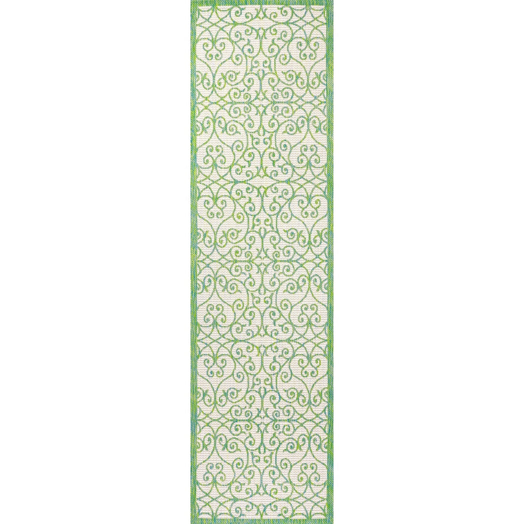 Tapis d'intérieur/extérieur à tissage texturé JONATHAN Y Ourika