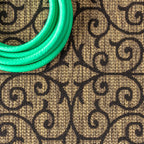 Tapis d'intérieur/extérieur à tissage texturé JONATHAN Y Ourika