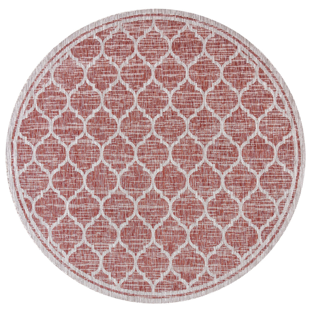 Tapis d'intérieur/extérieur JONATHAN Y Zinnia à tissage texturé