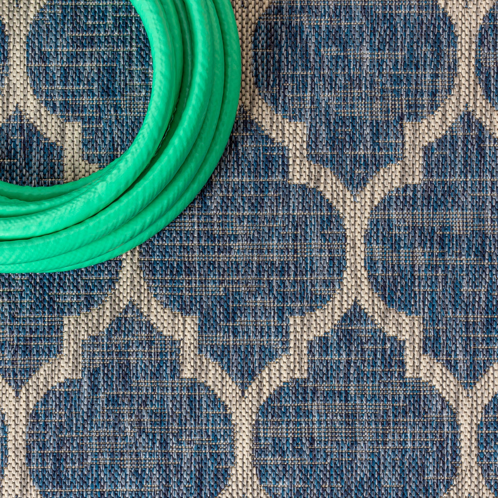 Tapis d'intérieur/extérieur JONATHAN Y Zinnia à tissage texturé