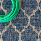 Tapis d'intérieur/extérieur JONATHAN Y Zinnia à tissage texturé