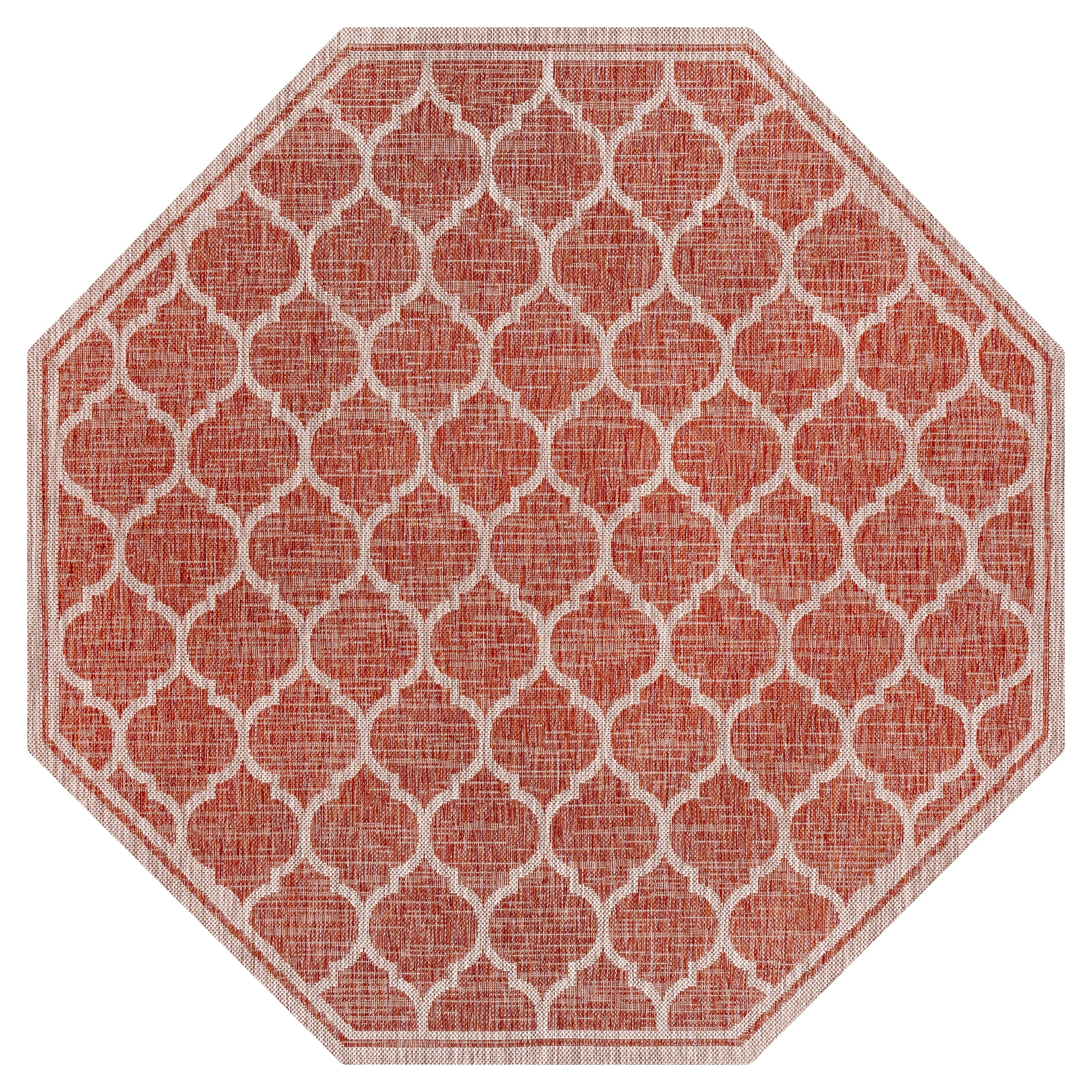 Tapis d'intérieur/extérieur JONATHAN Y Zinnia à tissage texturé