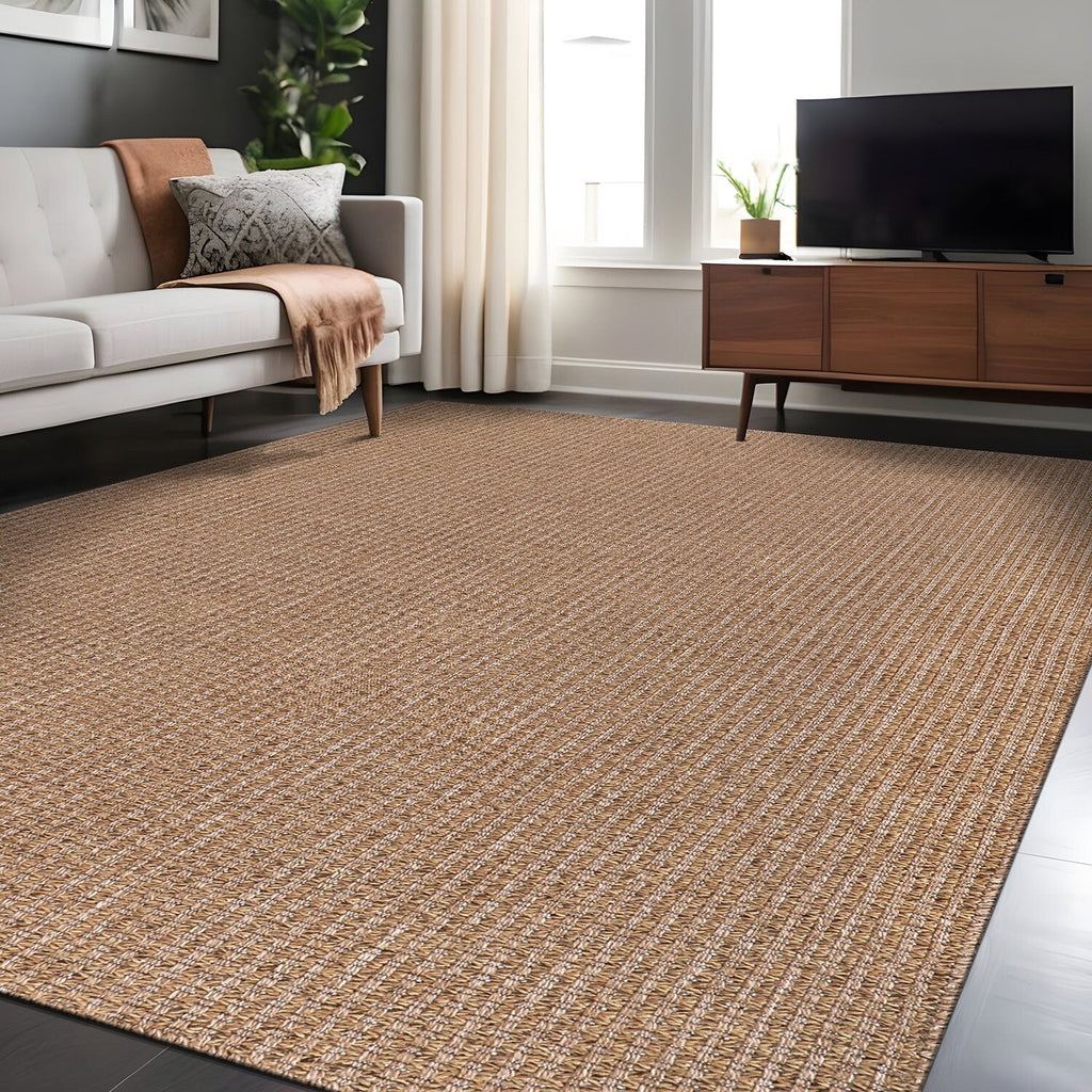 Tapis en jute Beverly Rug facile à nettoyer et ne perdant pas ses poils