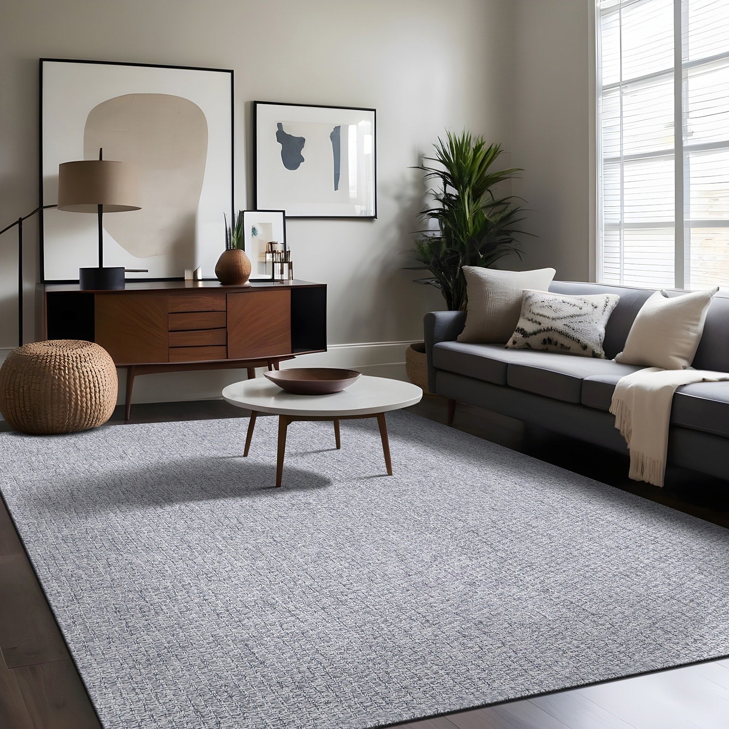 Tapis en jute Beverly Rug facile à nettoyer et ne perdant pas ses poils