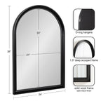 Miroir mural en bois Arch de Kate et Laurel Hatherleigh