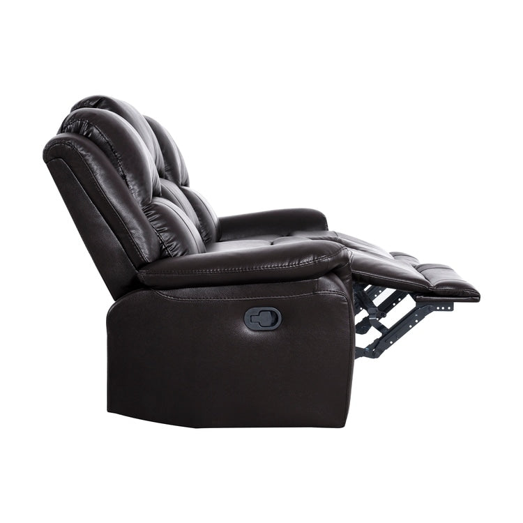 Collection de canapés inclinables manuels en cuir pour salon Meubles inclinables en cuir pour la maison, le bureau et le salon