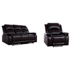 Collection de canapés inclinables manuels en cuir pour salon Meubles inclinables en cuir pour la maison, le bureau et le salon