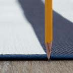 Tapis d'intérieur/extérieur à rayures de plage Lalune