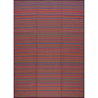 Tapis d'intérieur/extérieur à rayures de plage Lalune
