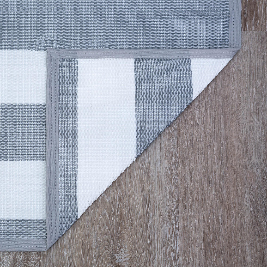 Tapis d'intérieur/extérieur à rayures de plage Lalune