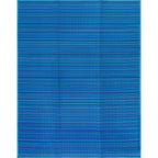 Tapis d'intérieur/extérieur à rayures de plage Lalune