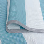Tapis d'intérieur/extérieur à rayures de plage Lalune