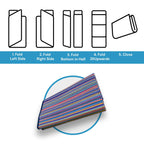 Tapis d'intérieur/extérieur à rayures de plage Lalune