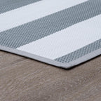 Tapis d'intérieur/extérieur à rayures de plage Lalune