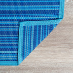 Tapis d'intérieur/extérieur à rayures de plage Lalune