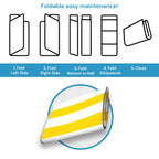 Tapis d'intérieur/extérieur à rayures de plage Lalune