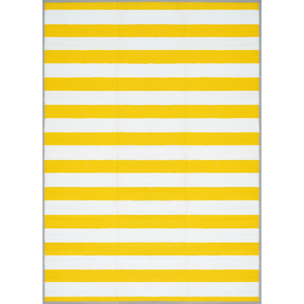 Tapis d'intérieur/extérieur à rayures de plage Lalune