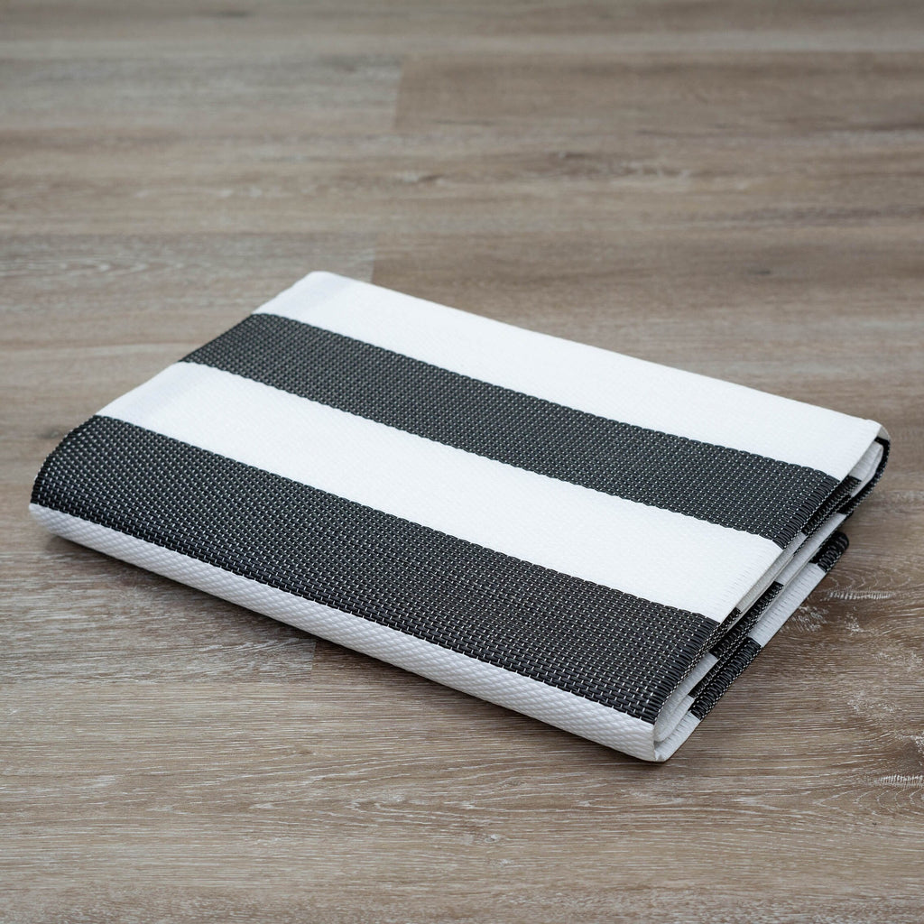 Tapis d'intérieur/extérieur à rayures de plage Lalune