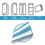 Tapis d'intérieur/extérieur à rayures de plage Lalune