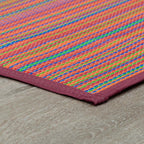 Tapis d'intérieur/extérieur à rayures de plage Lalune